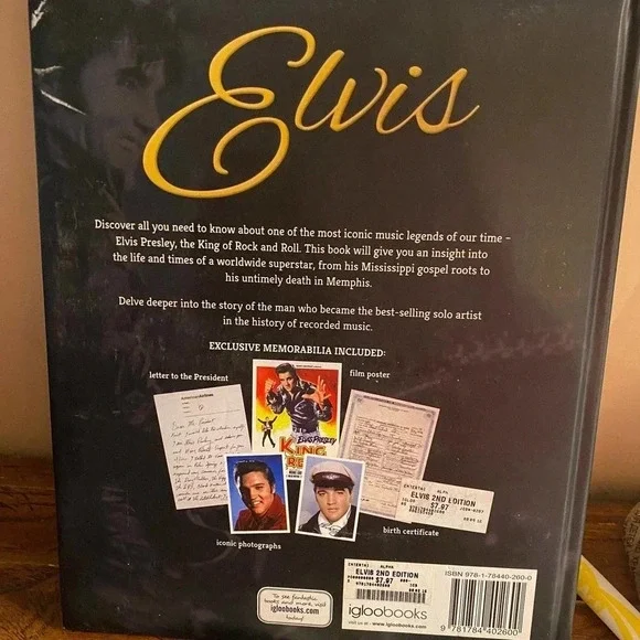 Elvis Presley Book By Igloobooks - Picture 2 of 5